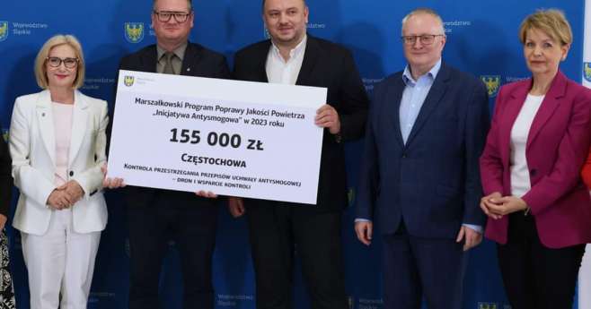 Marszałek województwa śląskiego przekazał Częstochowie 155 tys. zł